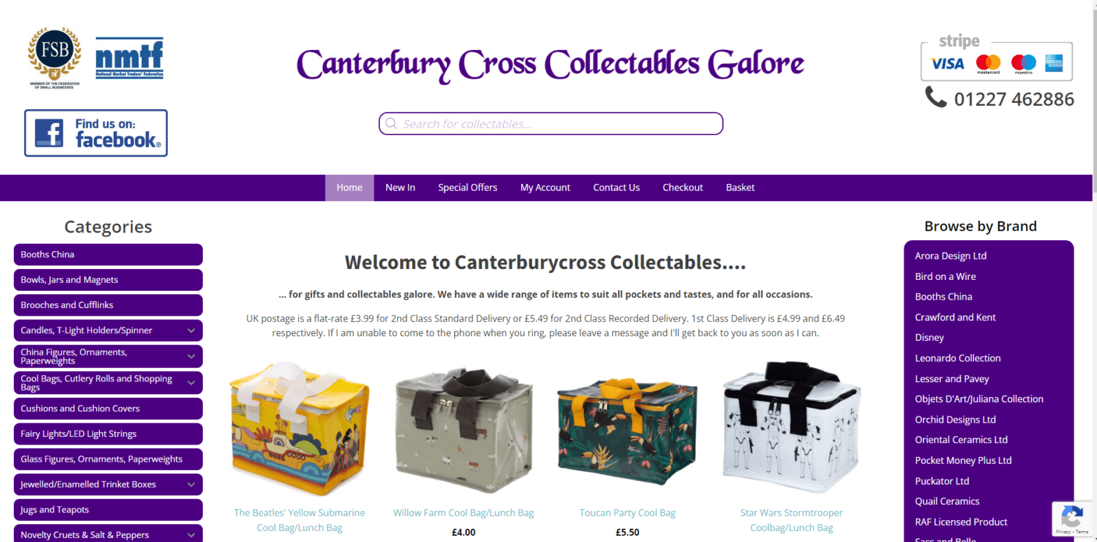 Canterbury Cross Collectables Galore